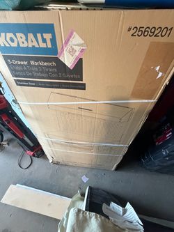 Kobalt 3-Drawer Stainless Steel Workbench