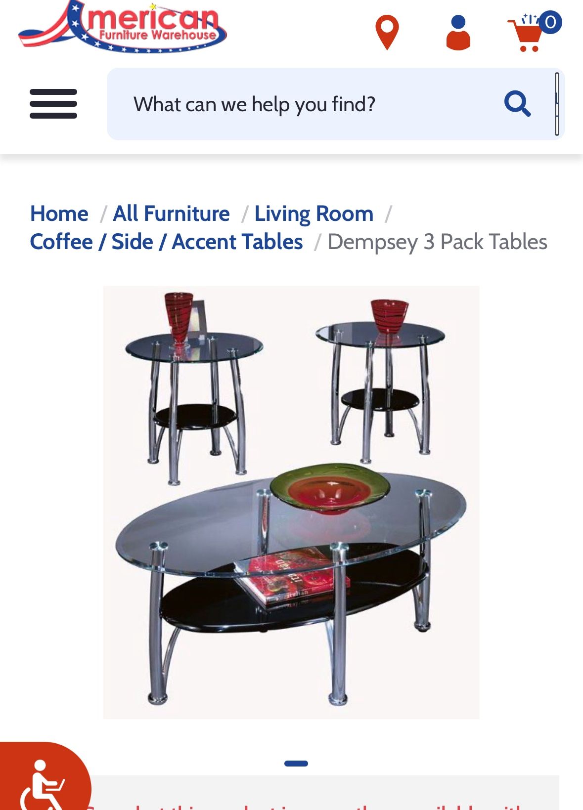 Coffee & Side Tables
