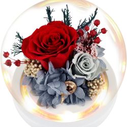 Forever Roses Flowers Bouquet - Battery Included