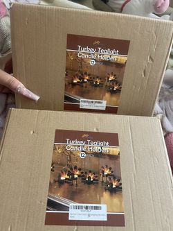 Turkey Candle Light Holders