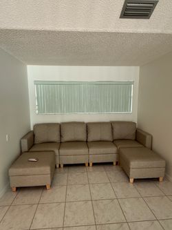 Brand new leather sofa