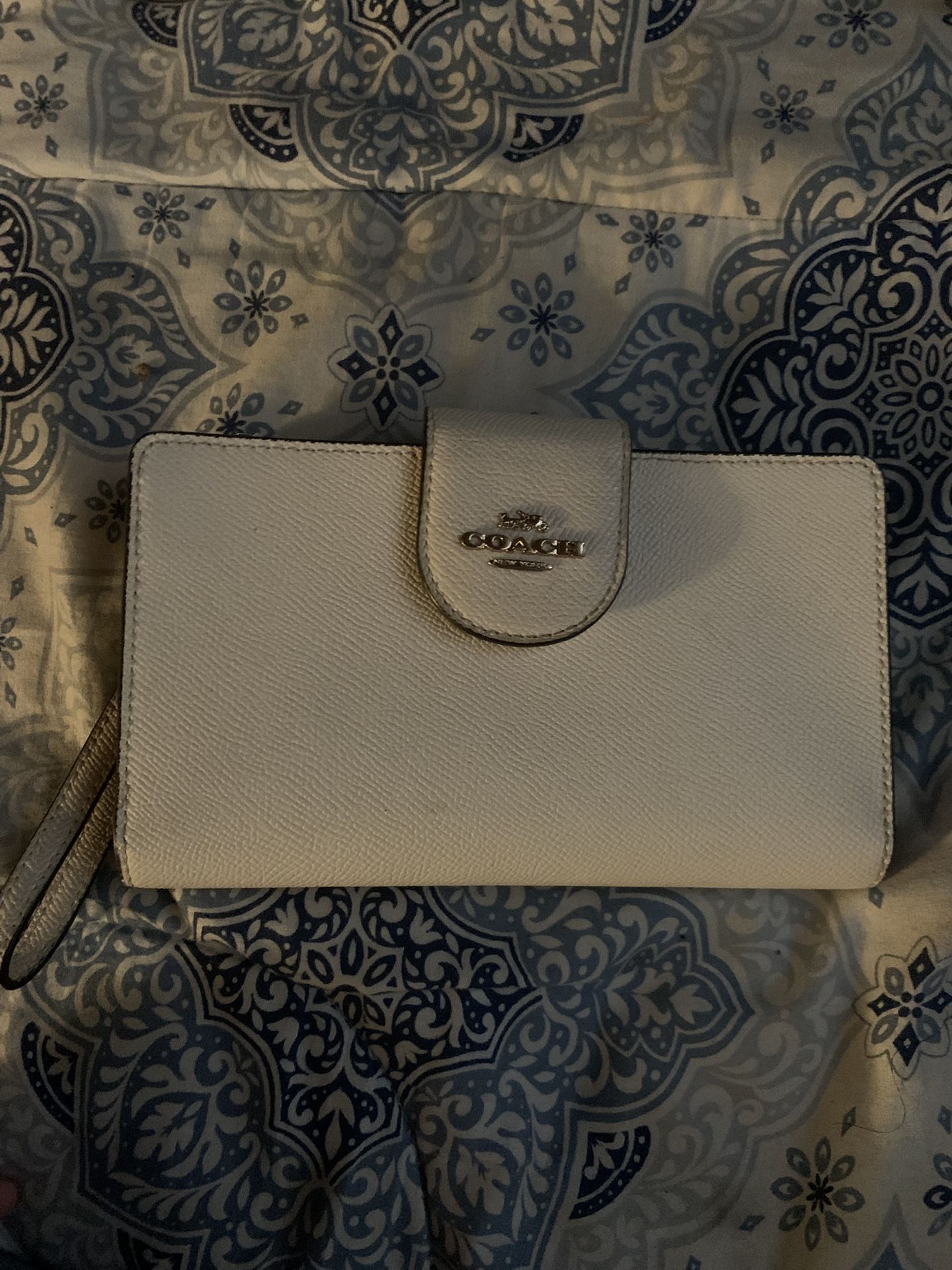 coach leather wallet