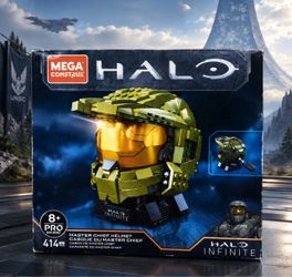 NEW & UNOPENED Mega Construx Halo Master Chief Helmet — $120 OBO