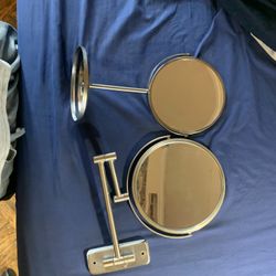 Ikea Trensum Double Sided Magnifying Make Up Table And Wall Mirror Stainless Steel Frame