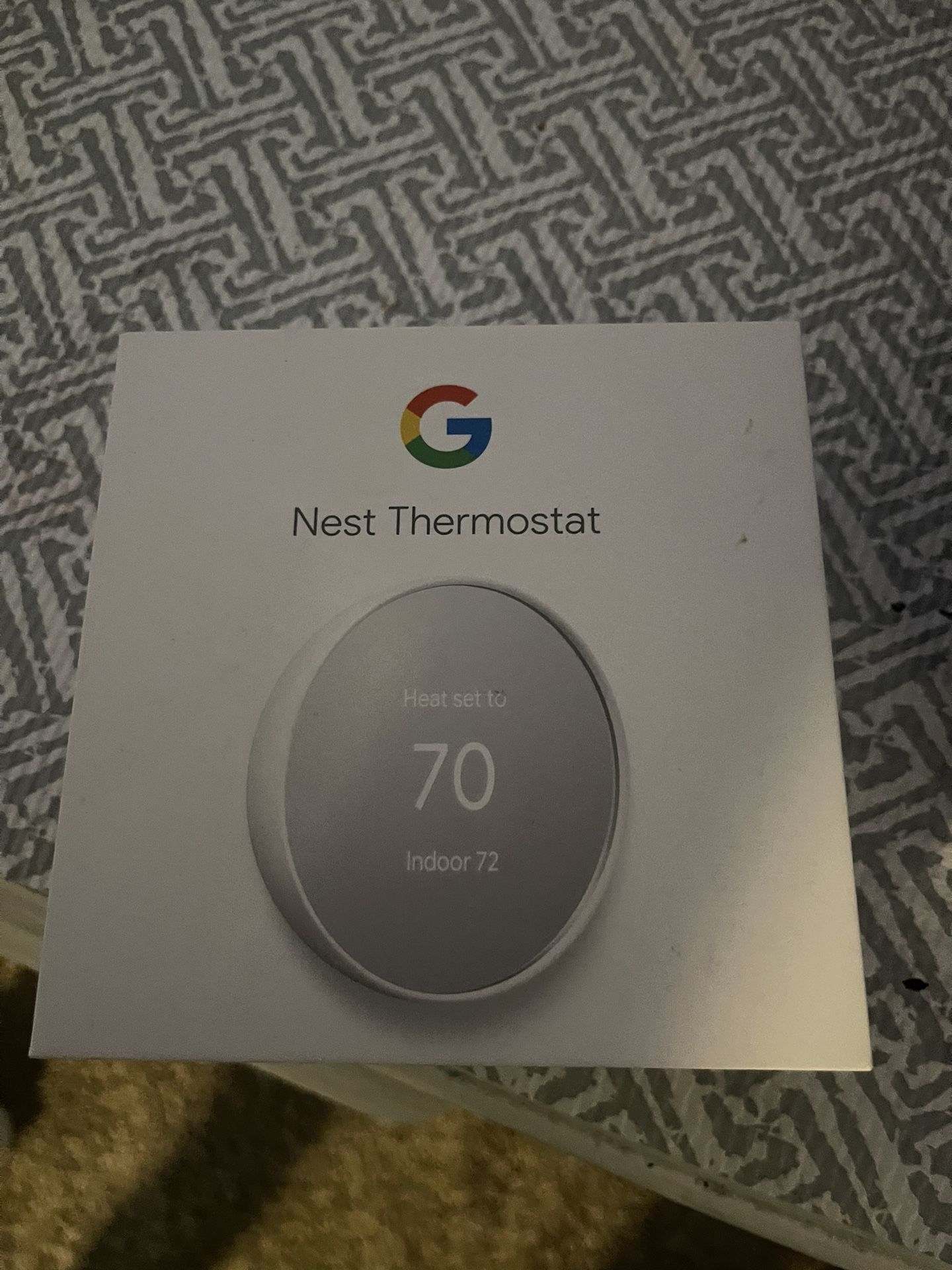 Google Nest Thermostat (color:snow)