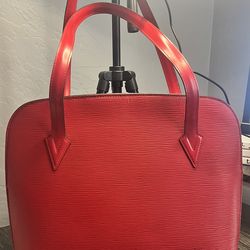 Louis Vuitton Epi Leather Lussac Tote – Red – Excellent Condition