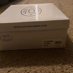 Steve Madden “Clearer” Clear Heels Size 11 $50 OBO