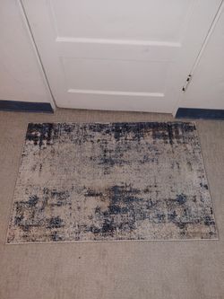 Better Homes & Gardens Navy Blue Abstract Indoor Accent Rug