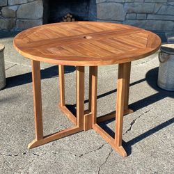 Teak Umbrella Patio Dining Tables (new)