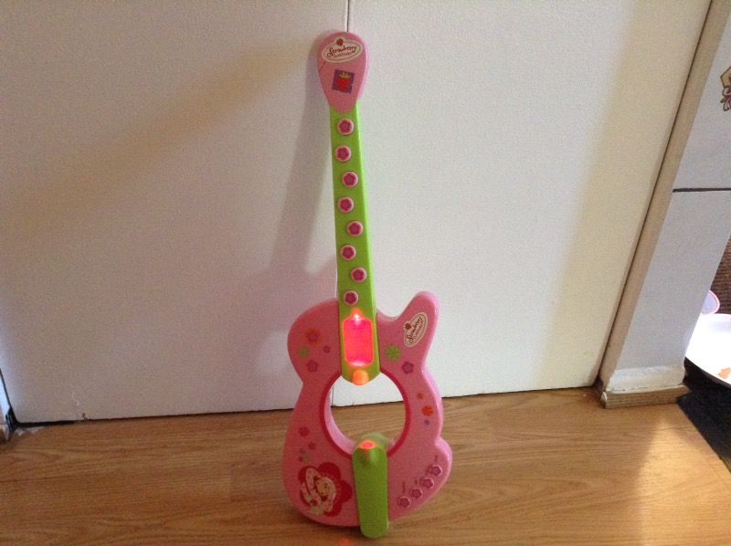 Strawberry shortcake electric kids guitar