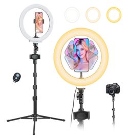 10 inch ring light with phone stand