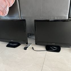 “Toshiba 22″ LCD TV/DVD Combo (TWO)– (satellite, HDMI ready)”
