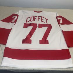 Paul Coffey Detroit Red Wings Ccm Jersey Mens large white Clean Sewn Vintage Mic