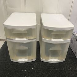 2 Drawer Plastic 