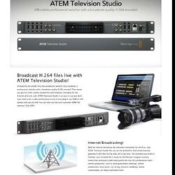 Black Magic ATEM Television Studio Video Mixer