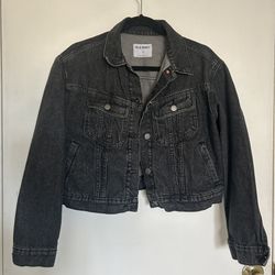 Black Old Navy Denim Jacket