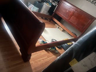 Cherry Wood Bed Frame