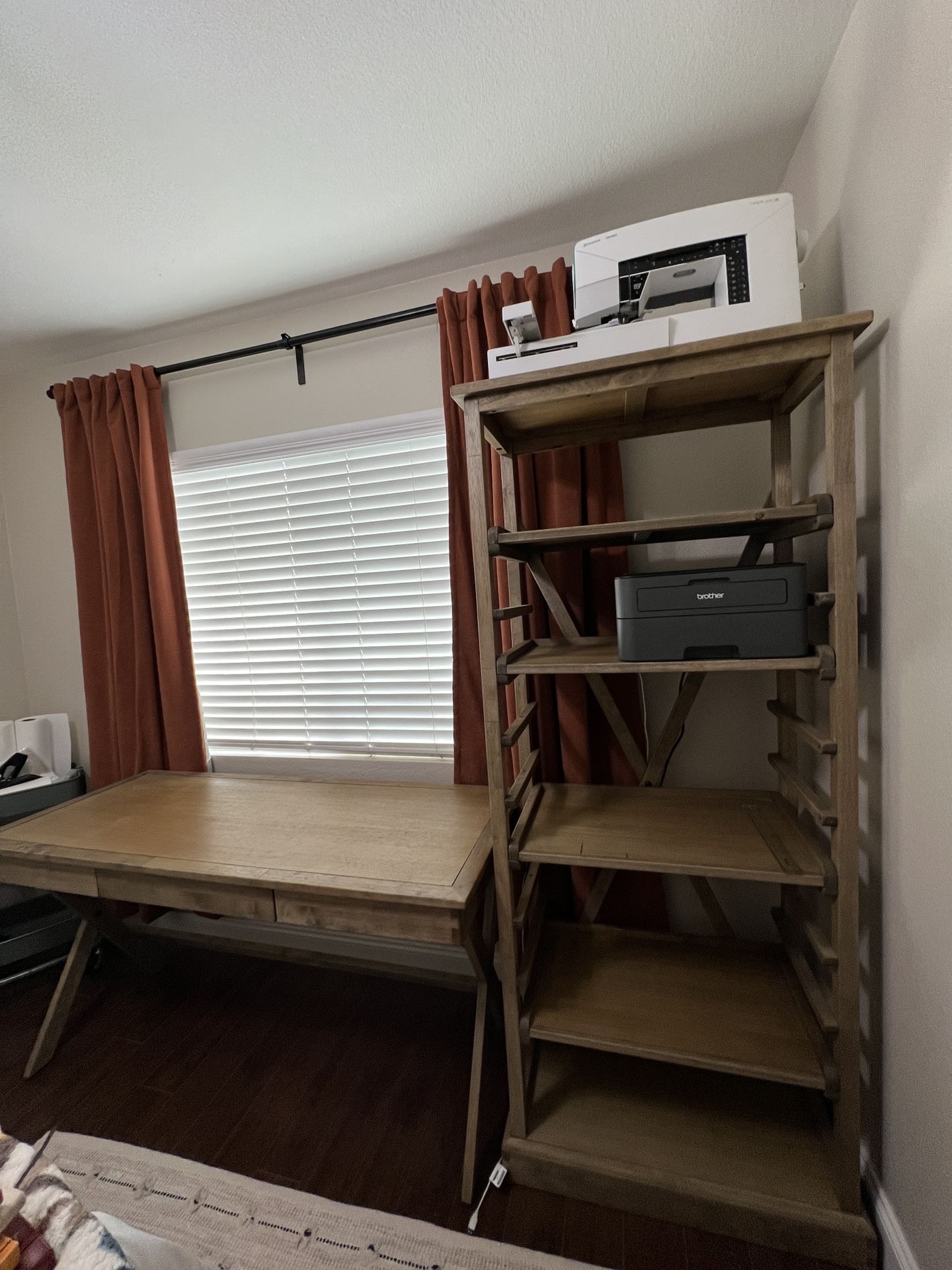 World Market Desk And Matching Bookcase