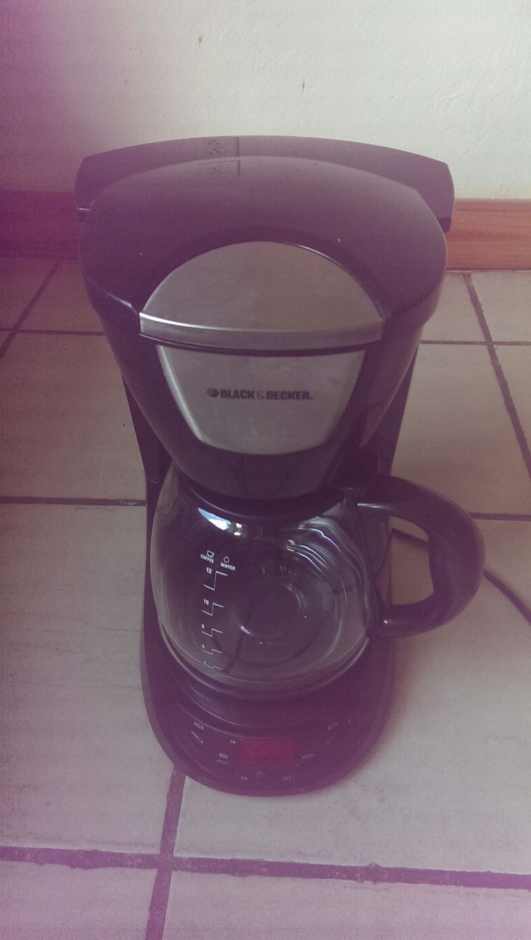 Black Decker coffee pot