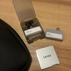 Lexar 1TB Professional Go SSD w/ Hub – iPhone ProRes External Storage