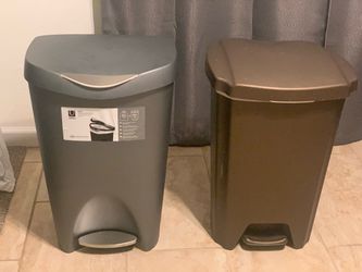 Two 13gallon Trash Bins
