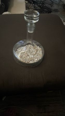 Vintage Ship Decounter With vintage White Bottons