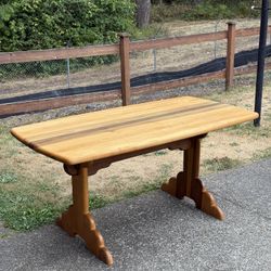 Mid century modern Danish solid Teak table 
