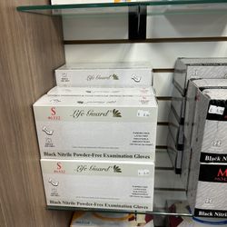 Small Black Nitrile Gloves Box Of 100 Count. Financing Available NO INTEREST ✅ 