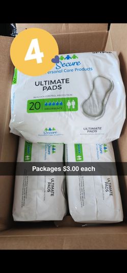 Secure Ultimate Bladder Control Pads 20-Count