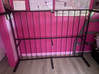 Fully assembled queen size mattress metal bed frame