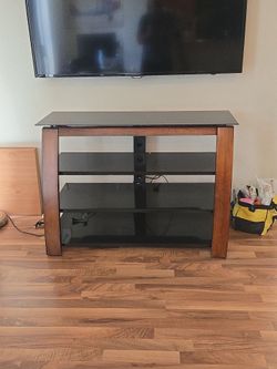 TV stand and storage.