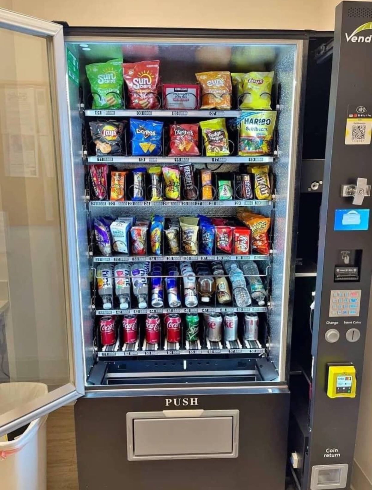 Combo Machine With Credit Card Reader