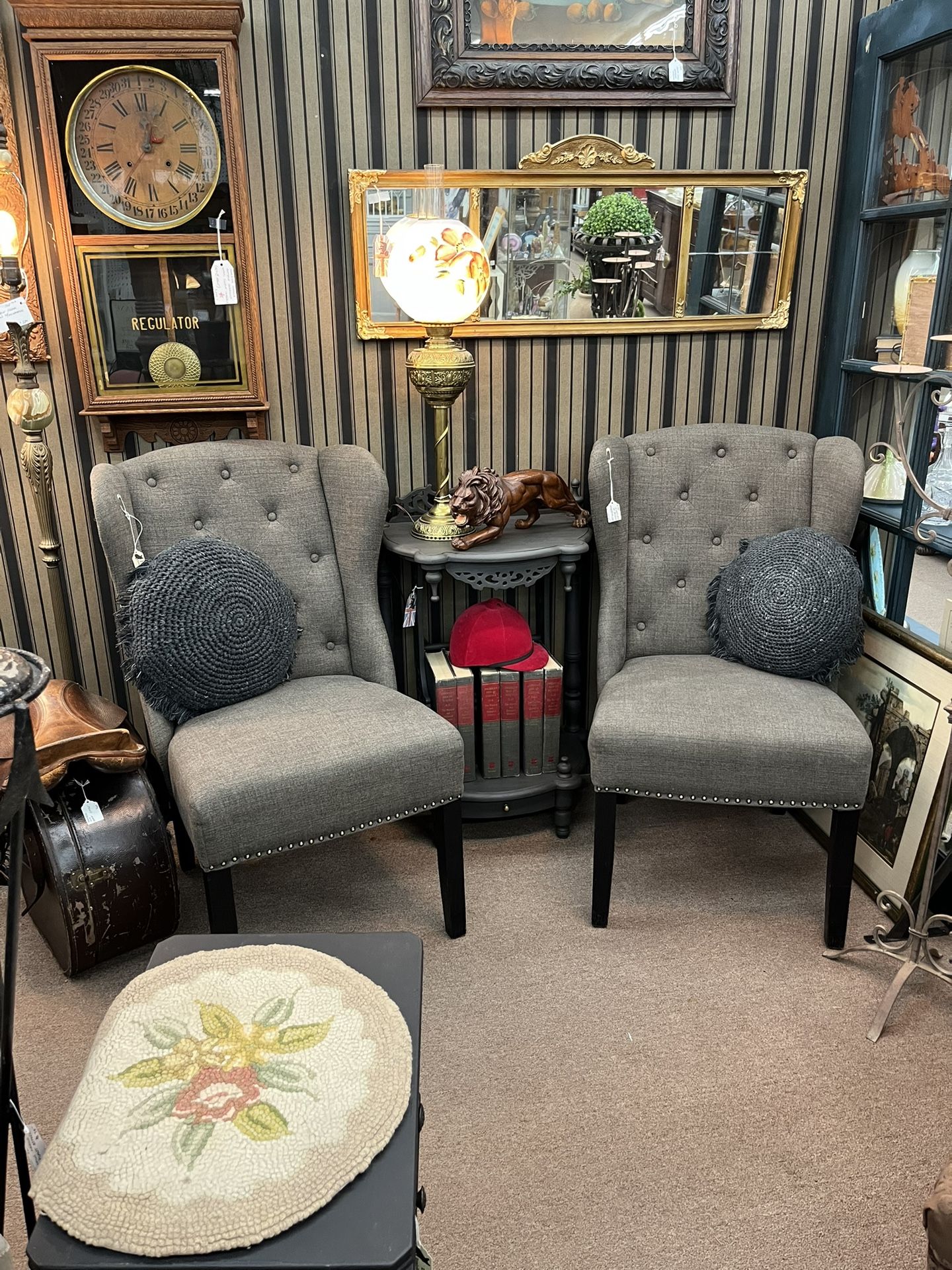 Gray Wingback Chair - $179 Each
