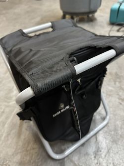 Swiss Military Insulated Folding Stool Camping Tote 