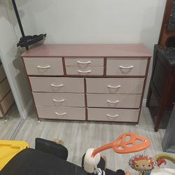 Pink Baby Dresser