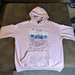 Sp5der Atlanta Hoodie Pink