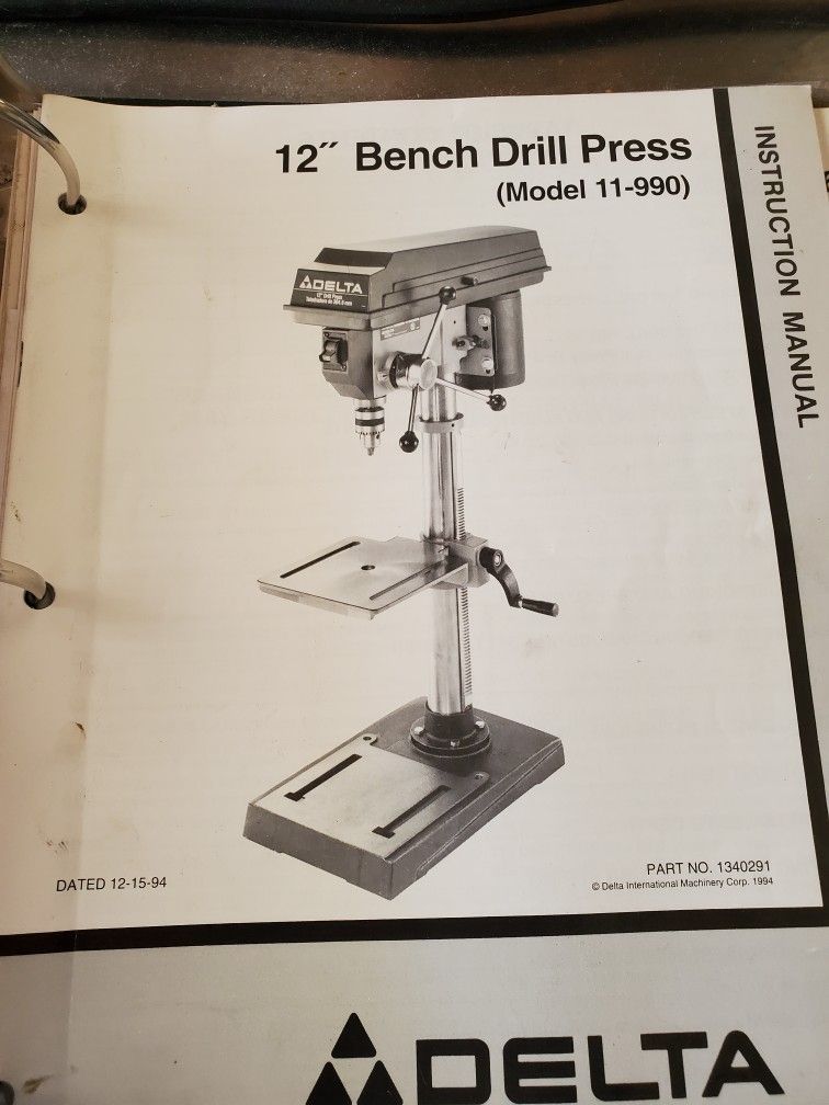 Delta 12" Bench Drill Press