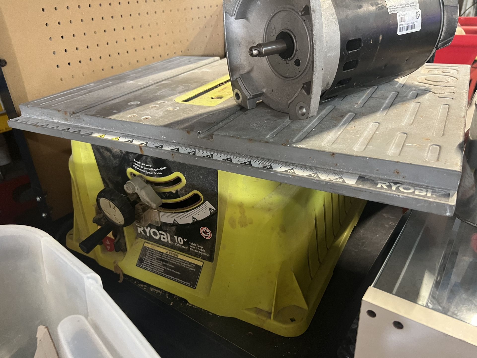 Ryobi 10” table saw