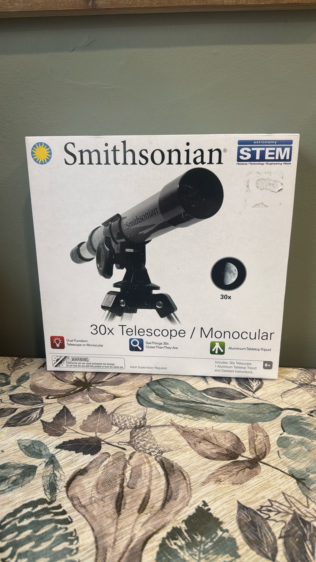 Smithsonian 30x Telescope
