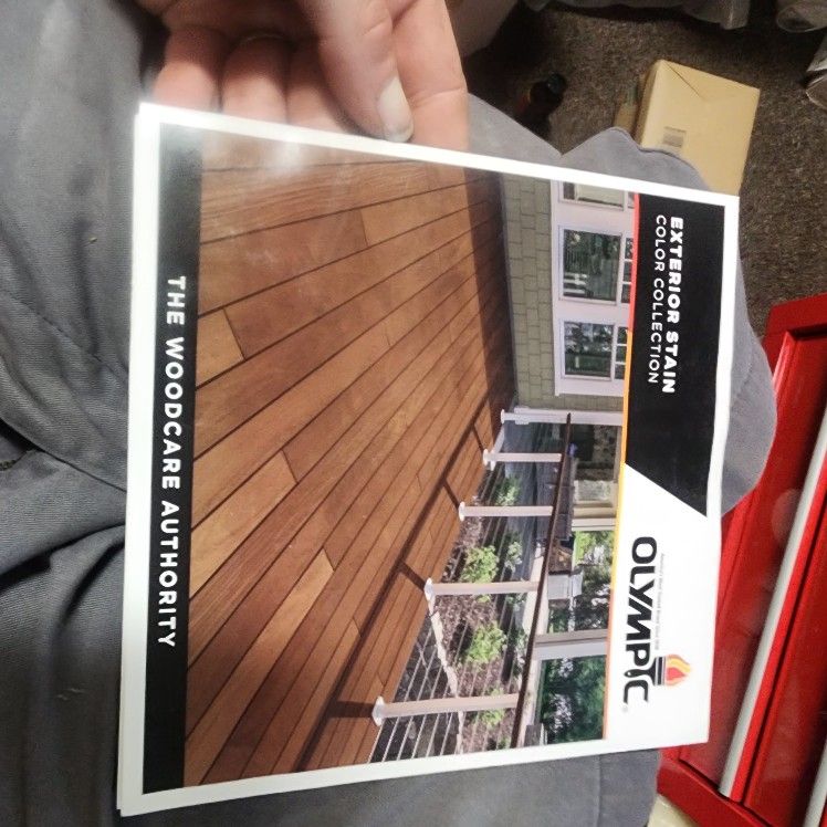 Exterior paint stain and clear coat