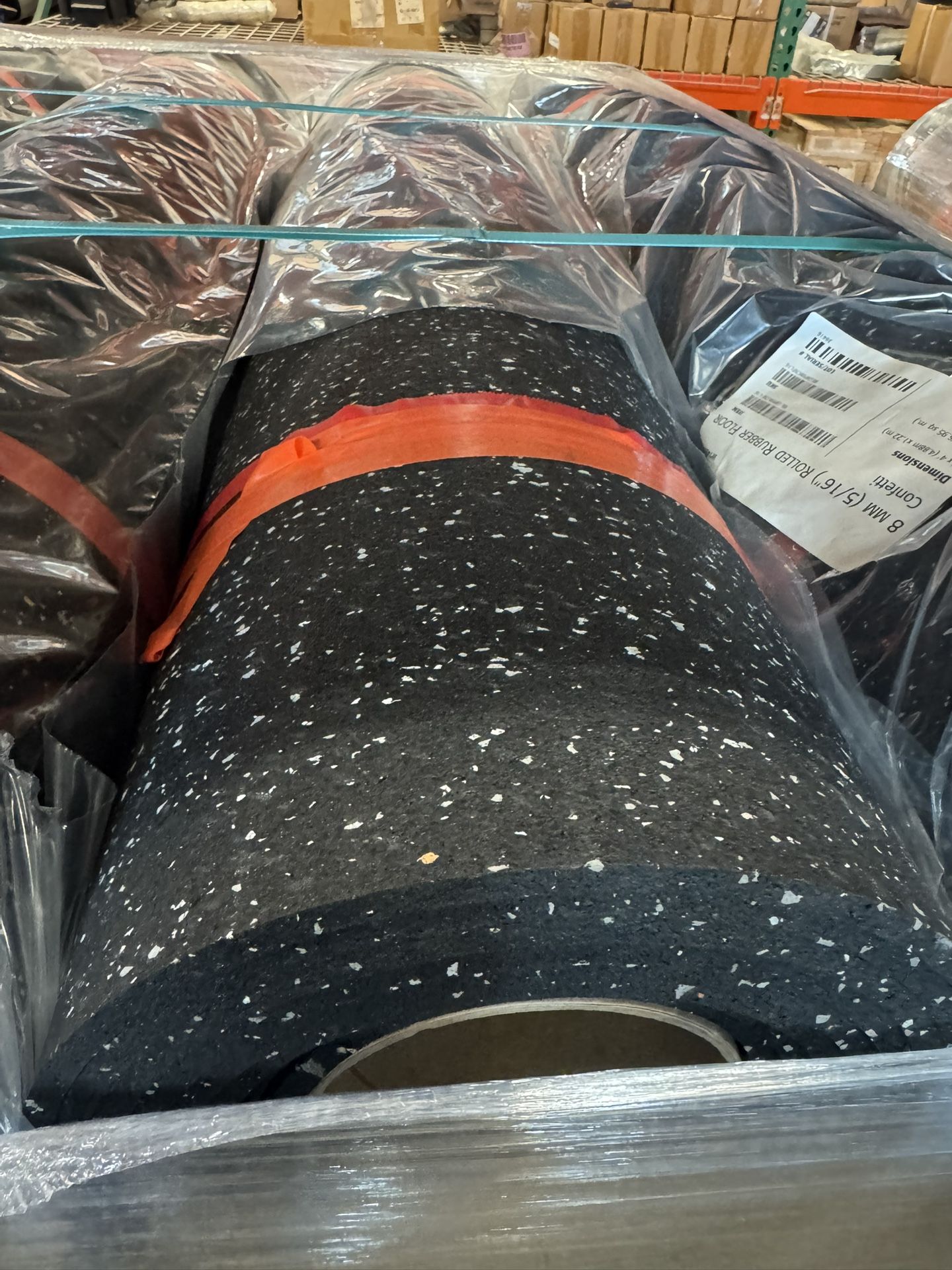 8mm Rubber Gym Flooring Mats - Durable, Multi-Speckle Design - Free Delivery