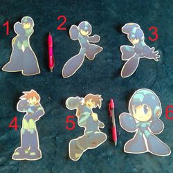 Megaman Stickers $4 Each 3 for $10