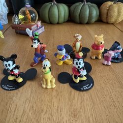 Collection Of Miniature Disney Figurines 