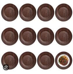 12 pack plastic plates NEW