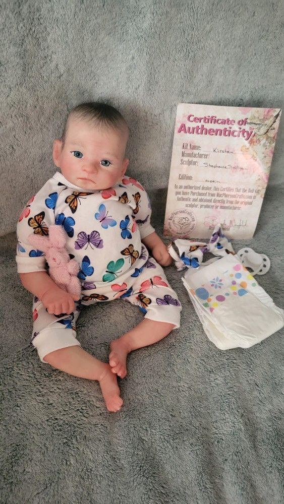 Reborn Premiee Baby "KRISTEN" with COA.