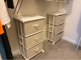 Closet organizer drawers