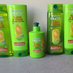 Fructis Shampoo, Conditioner And Leave In Conditioner 