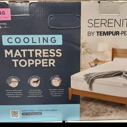 Serenity Tempur-Pedic 3 Inch Cooling Memory Foam Mattress Topper King