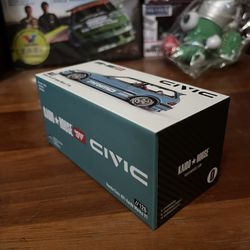 Kaido House Honda Civic EF (Tahitian Green) 1/64 Scale