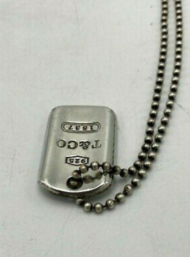 Tiffany dog tag necklace need gone asap